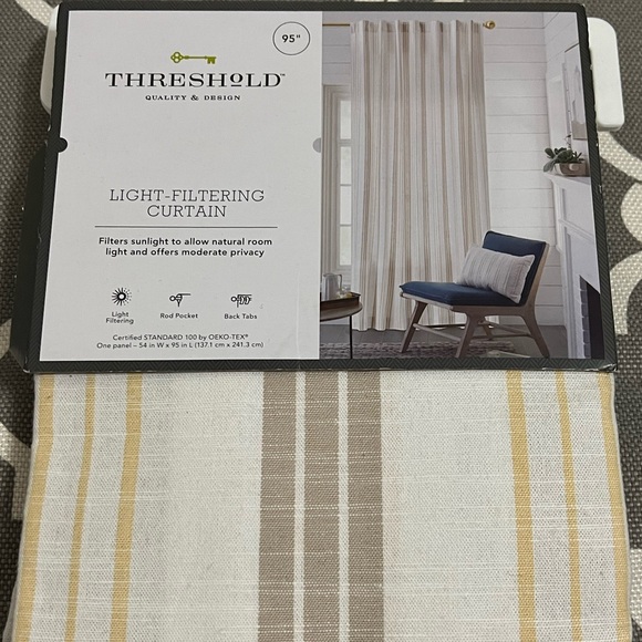 Threshold Light- Filtering Curtain - Picture 1 of 5